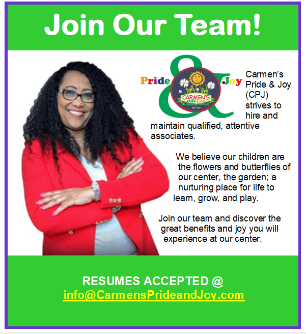 A flyer with the words join our team.